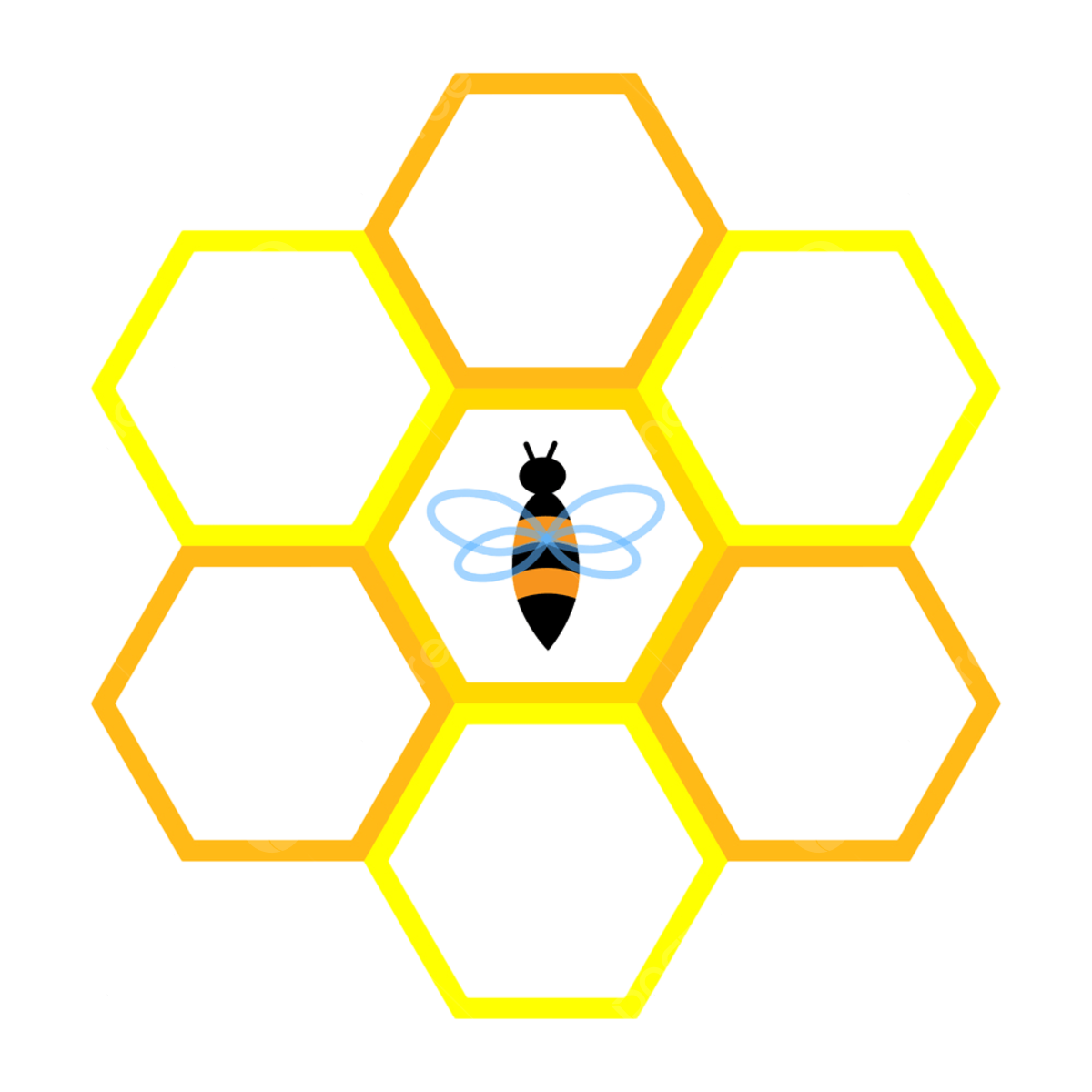Beehive hexagon clipart images free download png transparent background