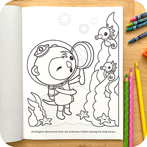 The octonauts color the ocean an official coloring book by meomi meomi books