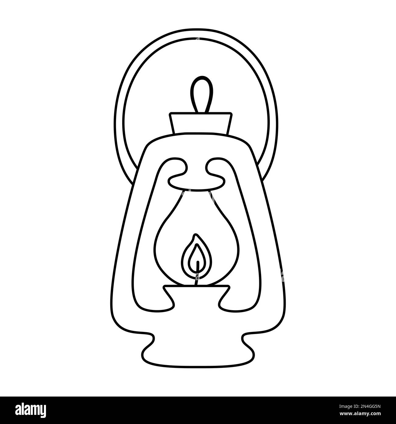 Kerosene lamp black and white stock photos images