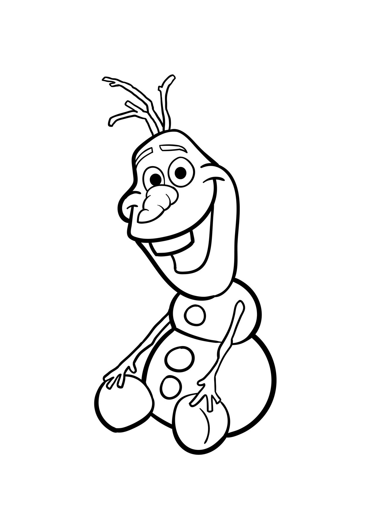 Olaf coloring pages by coloringpageswk on
