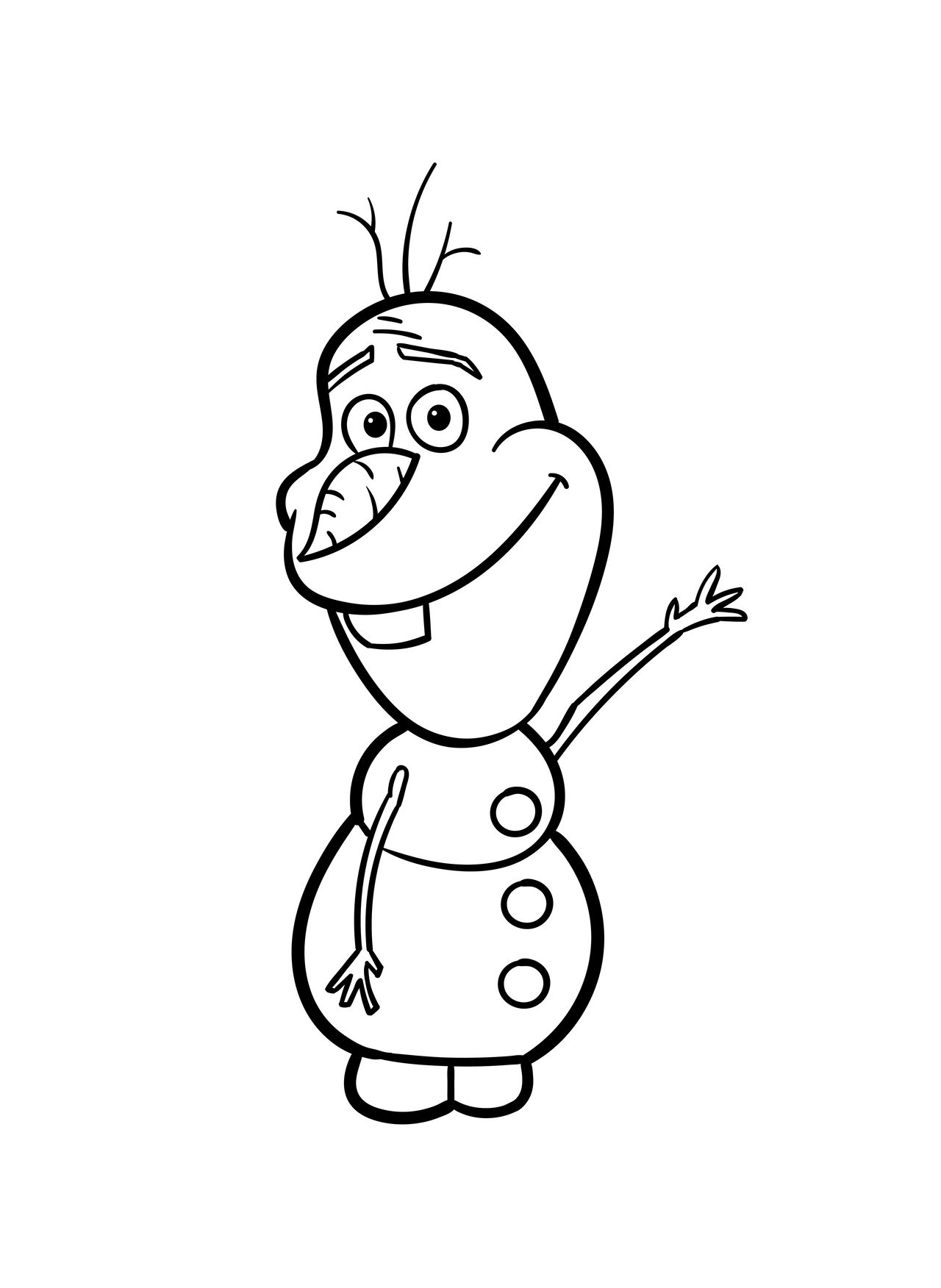Olaf coloring pages by coloringpageswk on