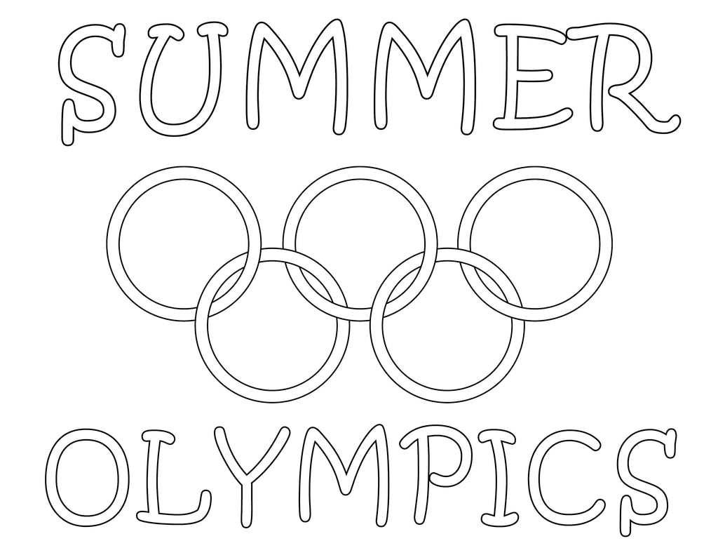 Printable olympic coloring pages â