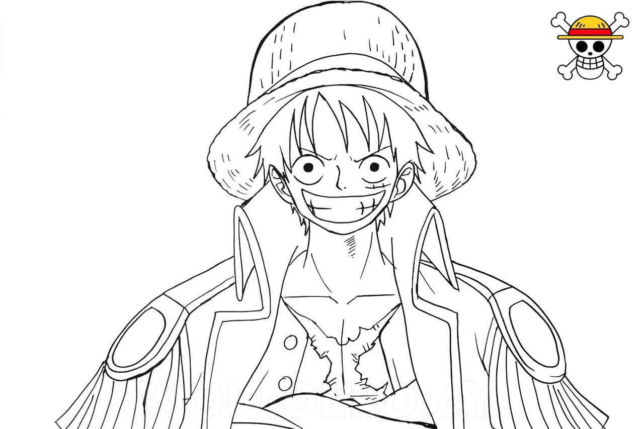 One piece coloring pages by coloringpageswk on