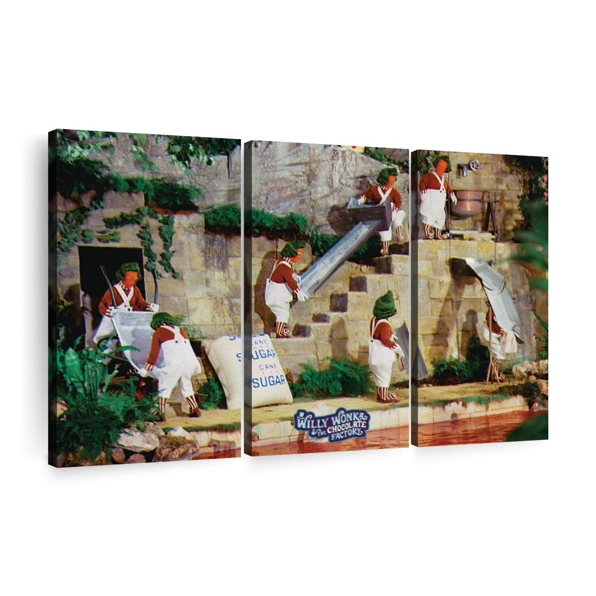 Willy wonka oompa loompa sugar art canvas prints frames posters