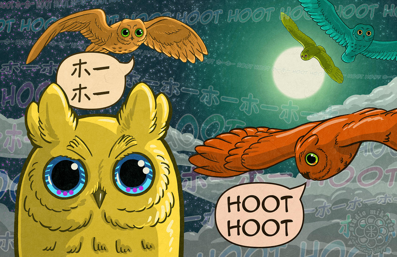 Nyan meow spread owls by studiomikarts on