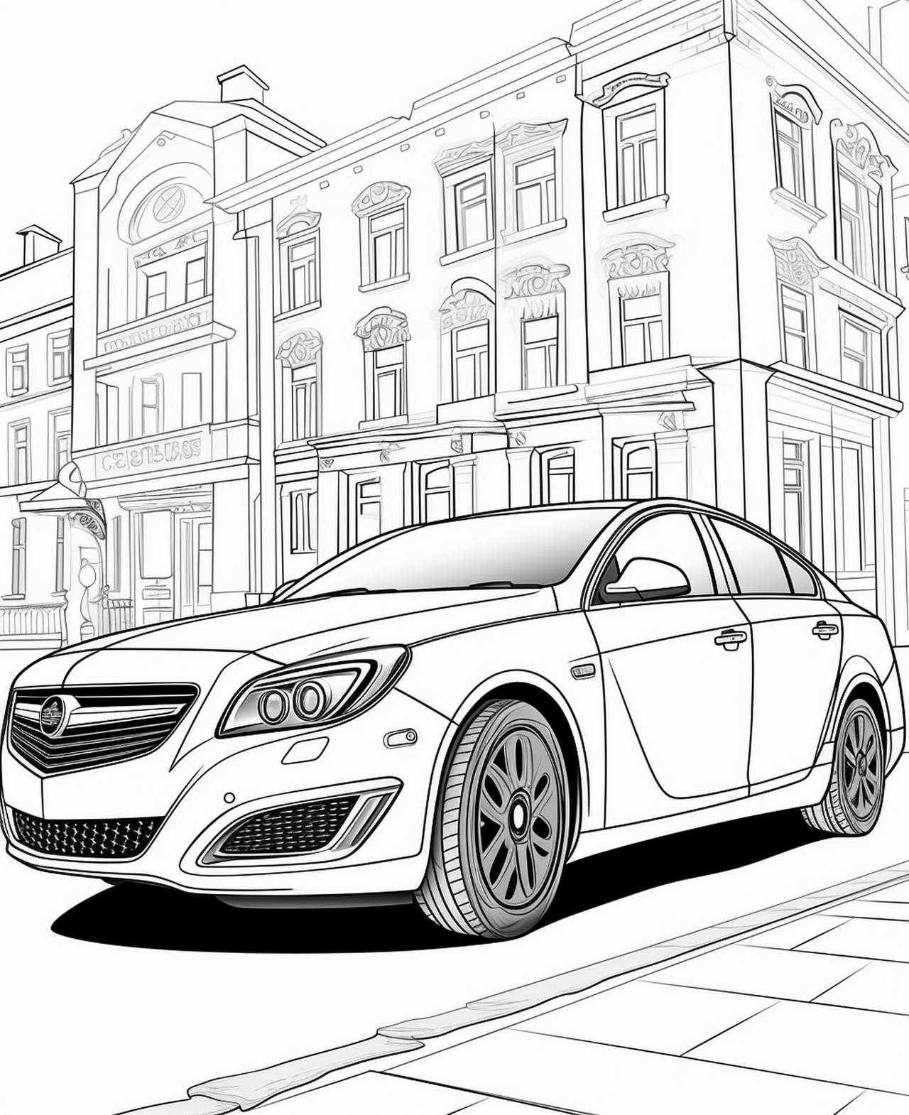 Cars coloring pages in premium quality by coloringbooksart on