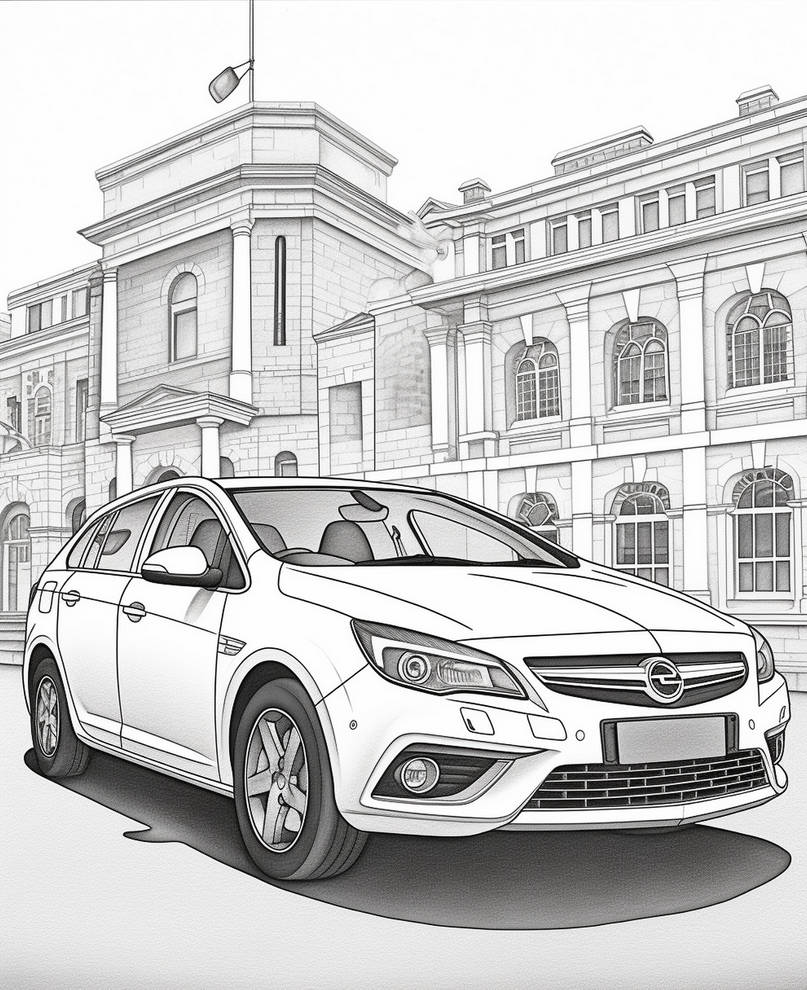 Cars coloring pages in premium quality by coloringbooksart on