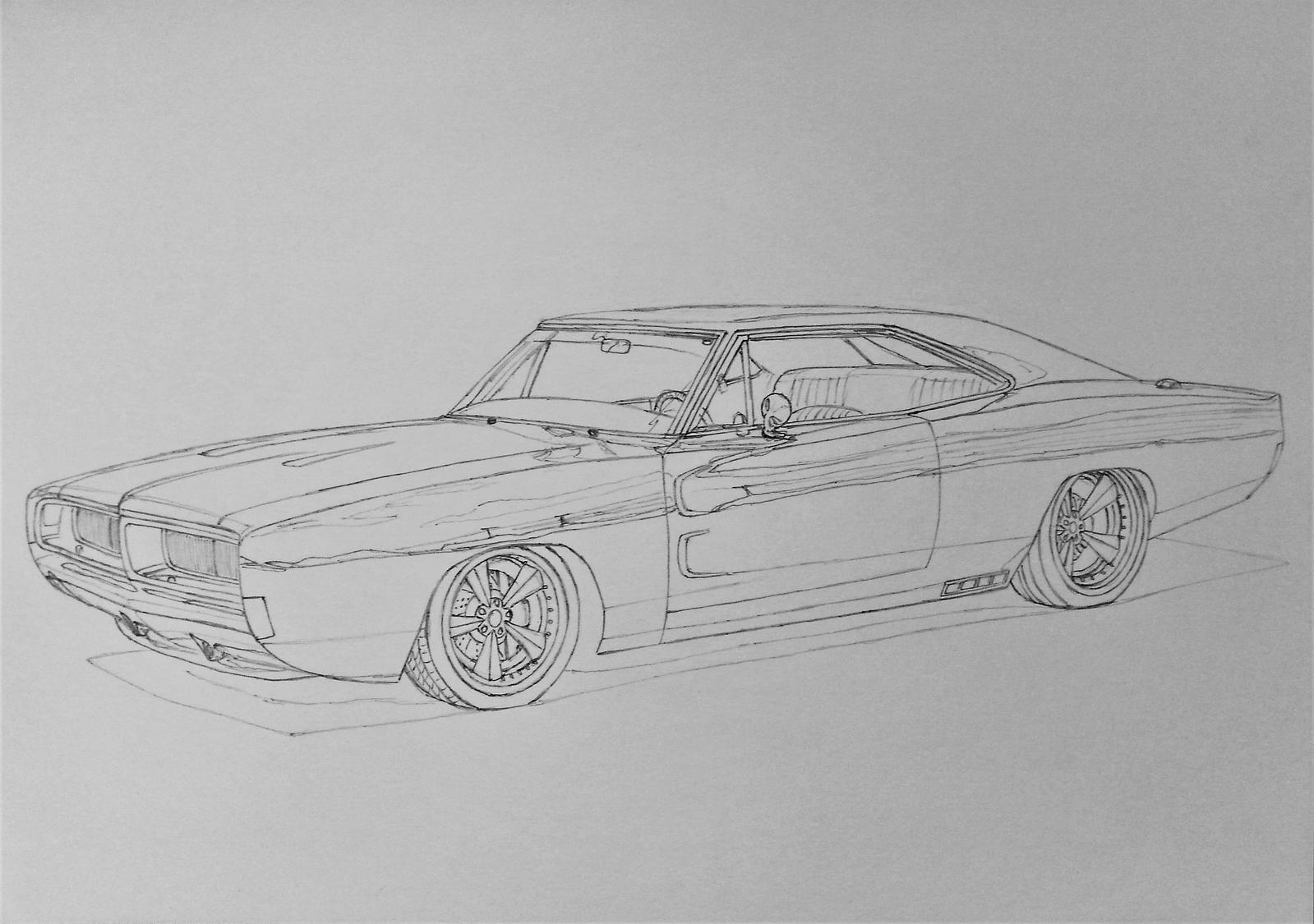 Dodge charger rt by papergarage on