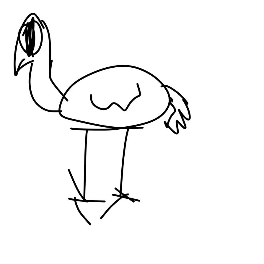 Poorly drawn opila bird by aerisskylaofficalyt on