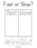 Opposites coloring pages
