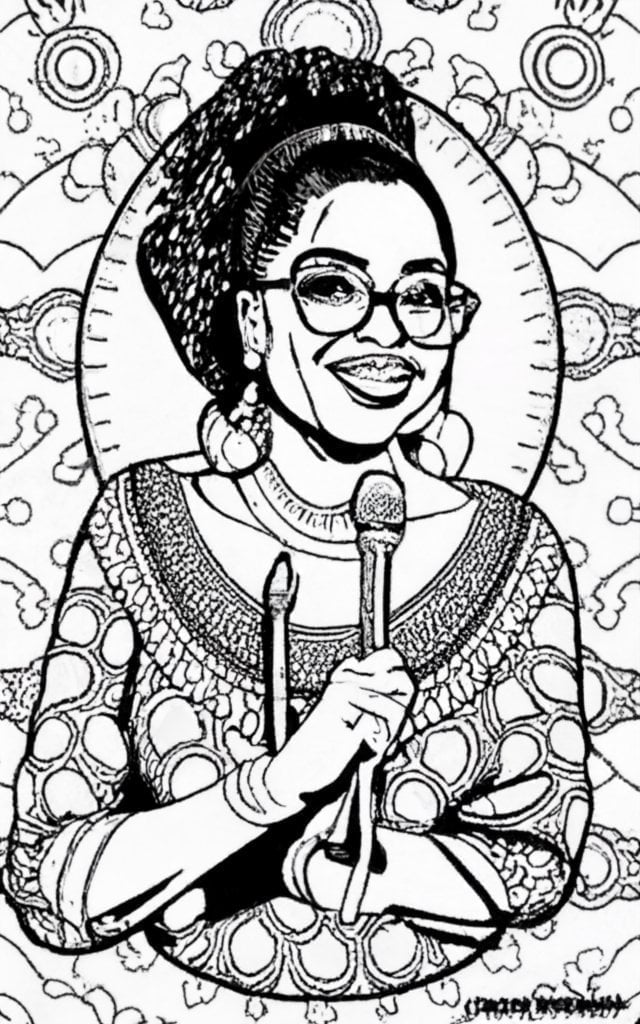 Top celebrities coloring pages