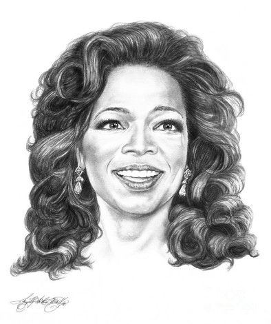 Oprah winfrey portrait celebrity artwork oprah