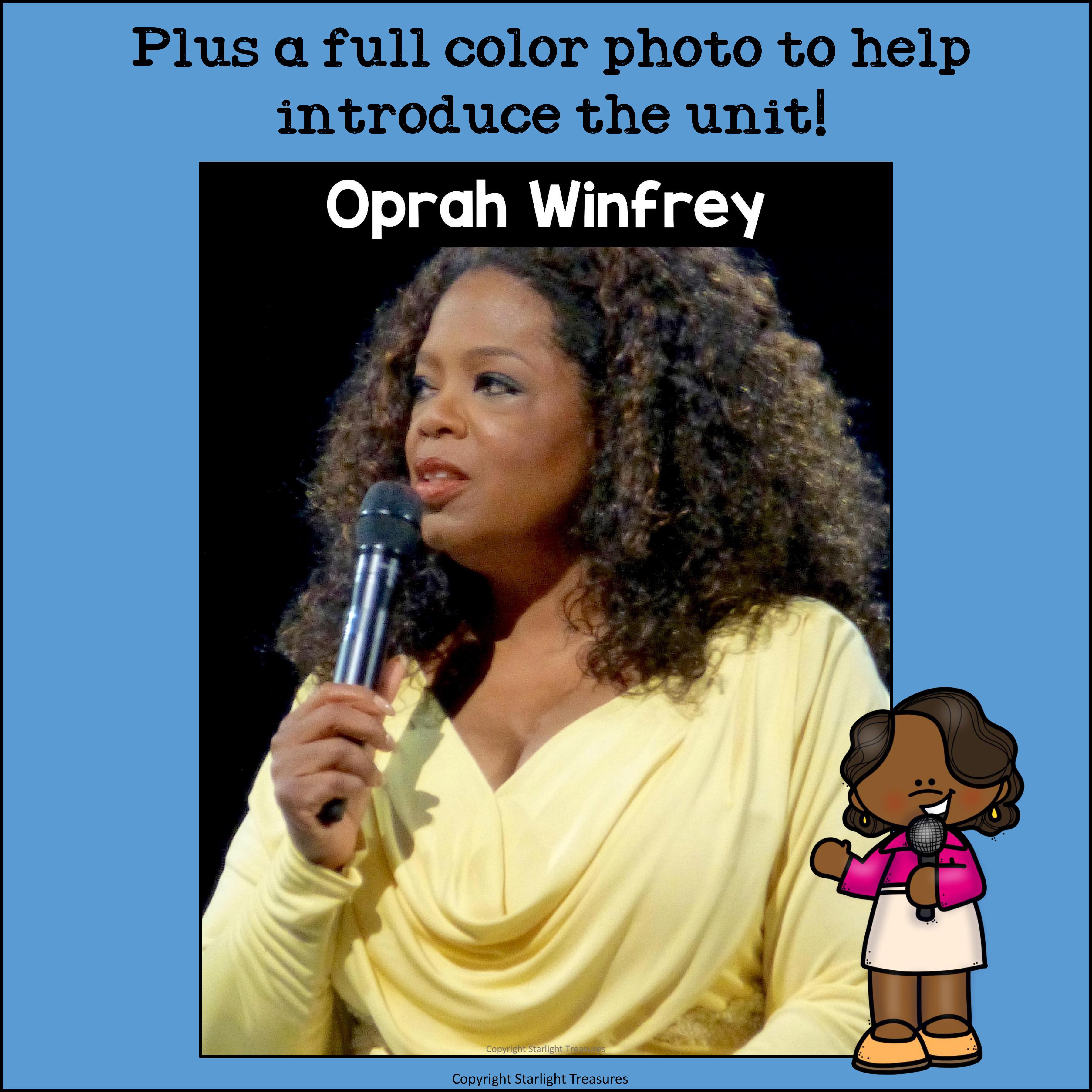 Oprah winfrey mini book for early readers