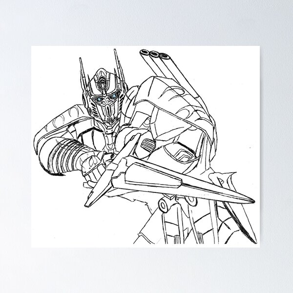 Optimus prime poster for sale by craigmatthews