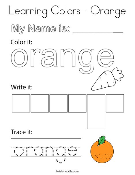 Learning colors