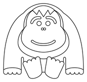 Orangutans coloring pages free coloring pages