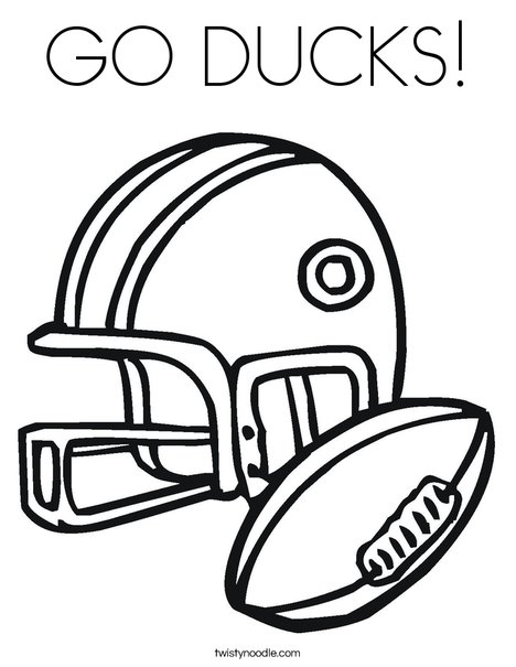 Go ducks coloring page
