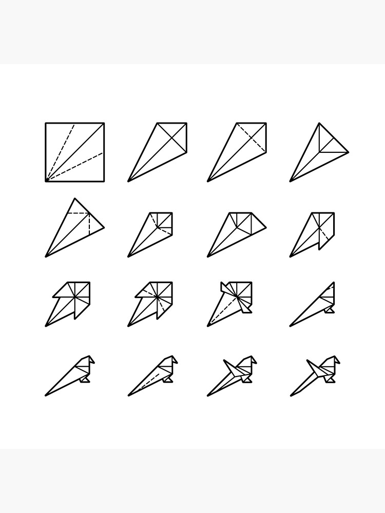 Origami bird