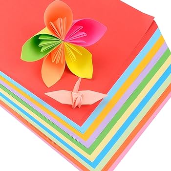 Sheets a colorful origami paper colors assorted printed cardstock paper gsm for craft arts scrapbooking origami home deco education office printing buy online at best price in u