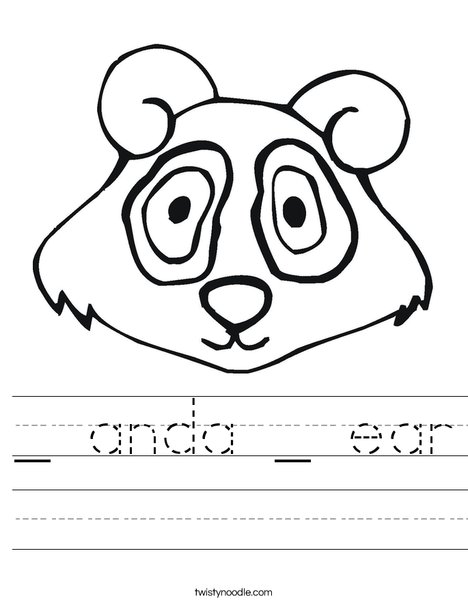 Anda ear worksheet