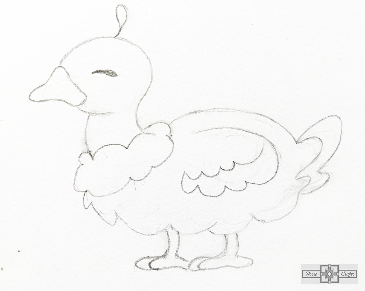 Rosie crafts chibi ostrich drawing by rosiecrafts on
