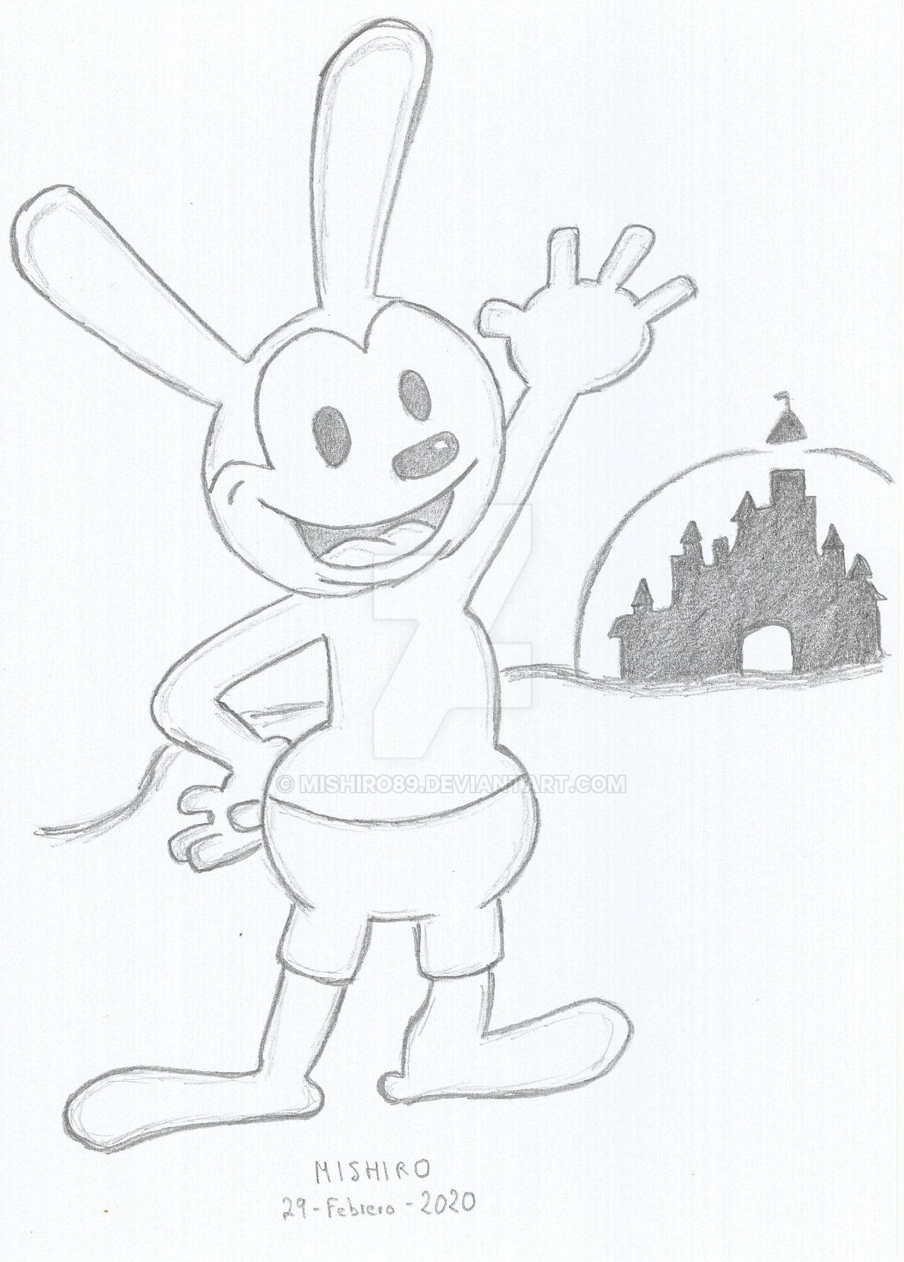 Disney oswald el conejo afortunado by mishiro on