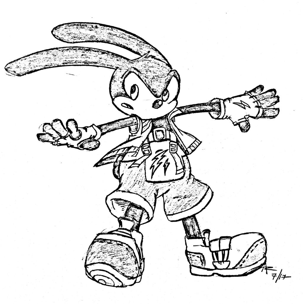 Kingdom hearts oswald the lucky rabbit by kilatails on