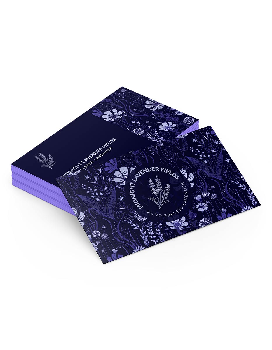 Color core business card printing