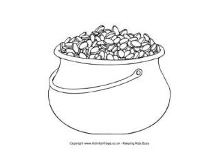 St patricks day louring pages