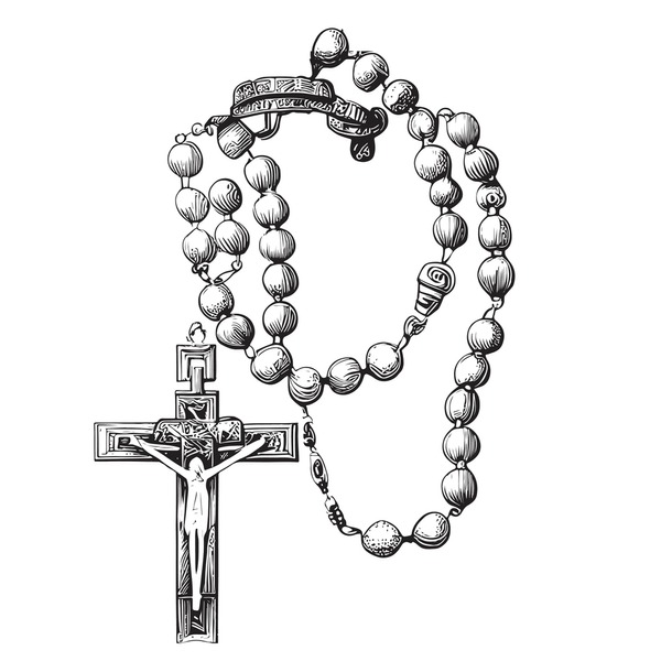 Thousand christian rosary royalty