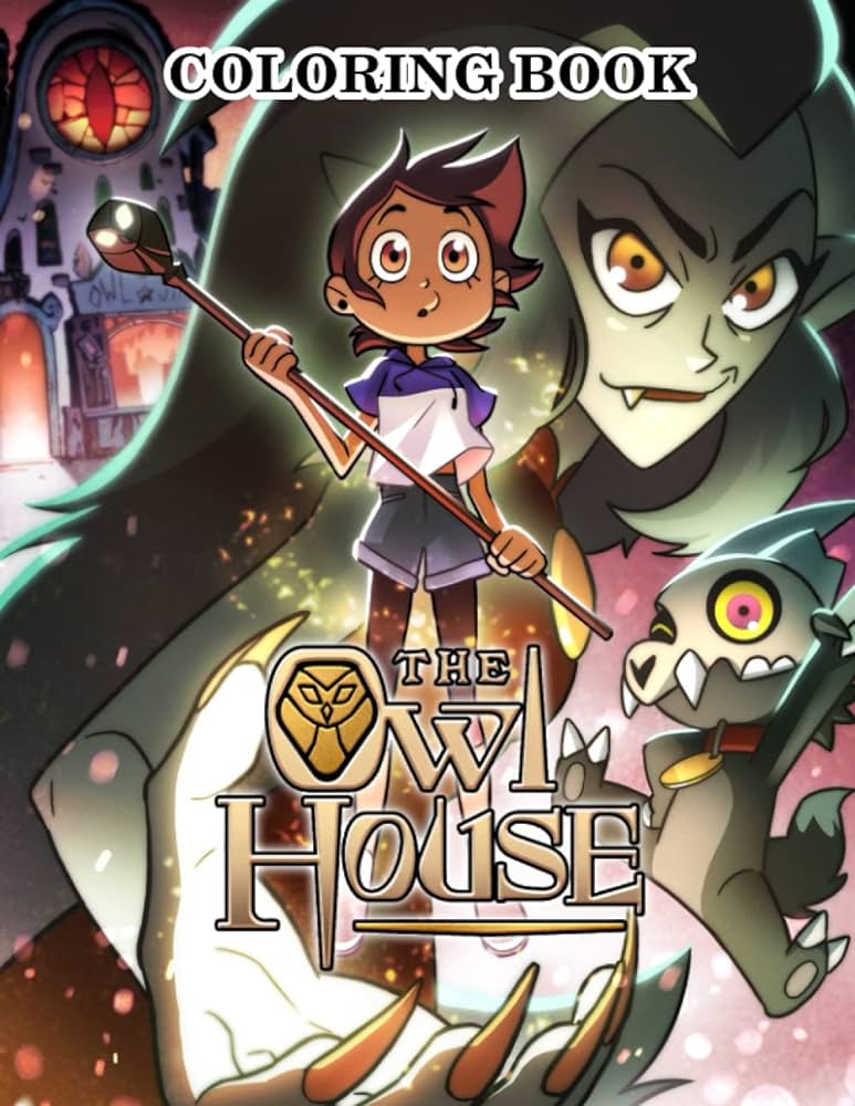The owl house coloring book great gifts for painting lovers with the owl house coloring bookâ giant great pages with premium quality images linke georg books