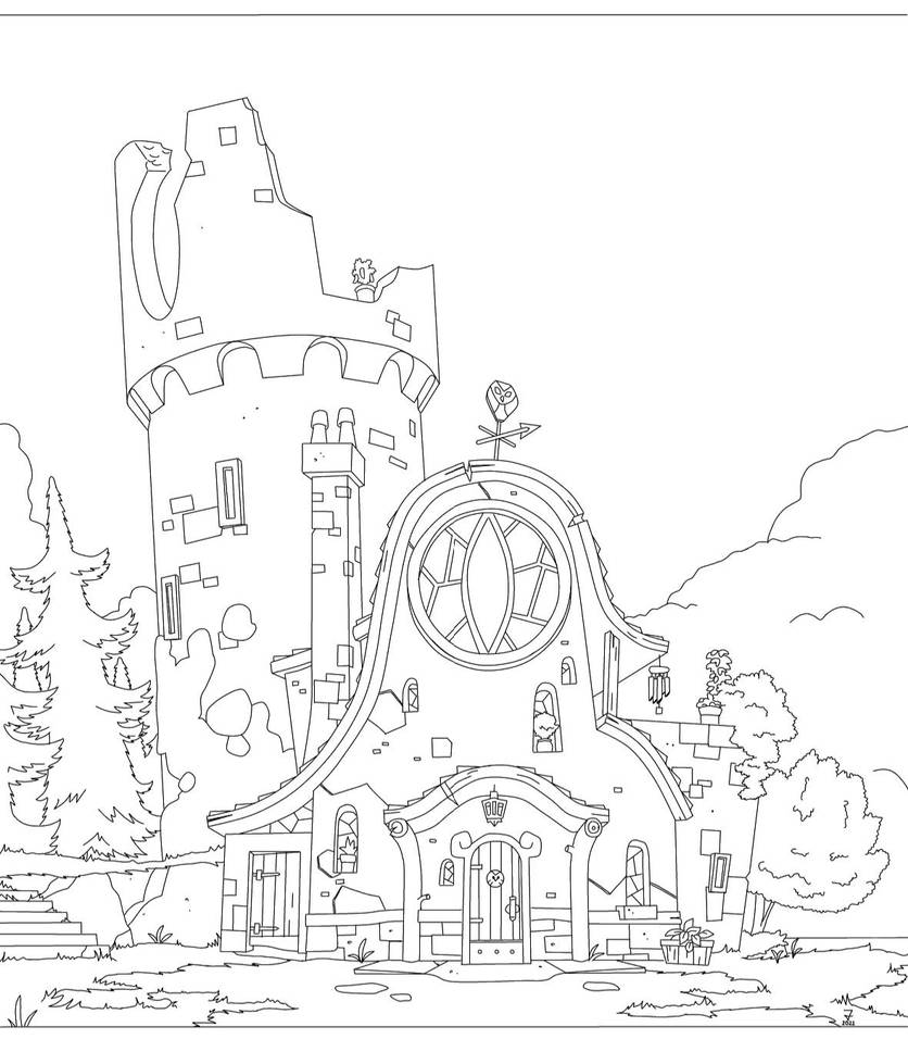 Owl house coloring sheet by supamega on