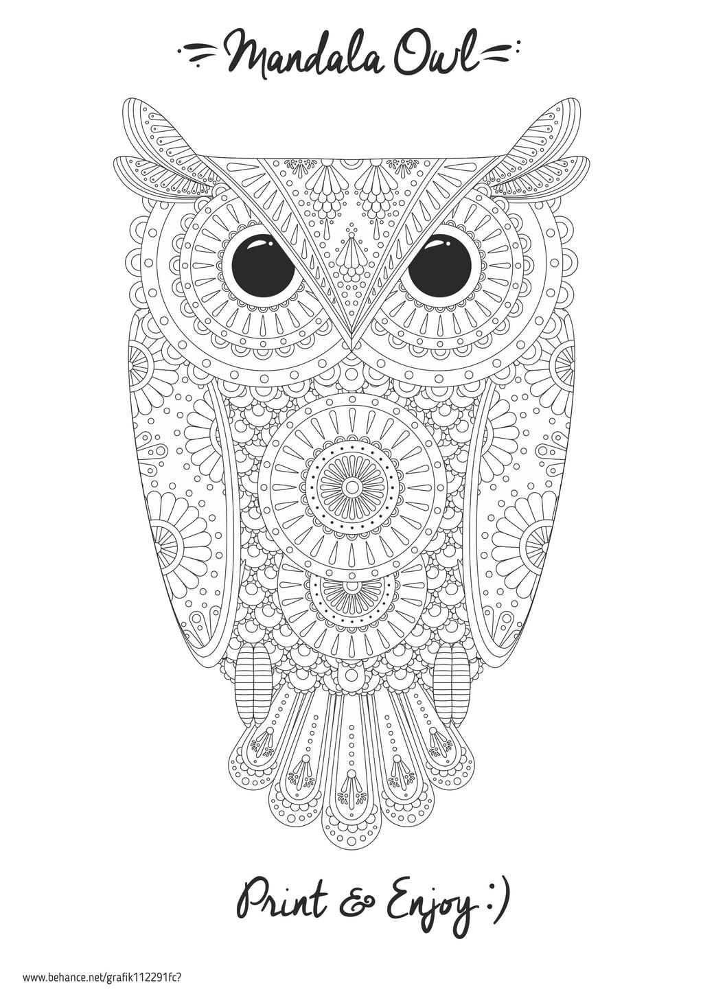 Mandala owl