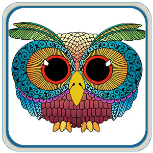 Retro owls mushrooms patterns â classic carving patterns â art designs studio