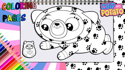 Chip and potato pal coloring pages by playhouse on