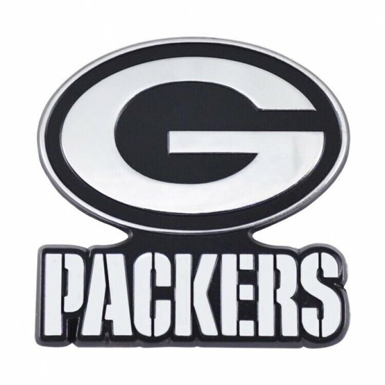 Green bay packers nfl football team logo d metal auto emblem usa made