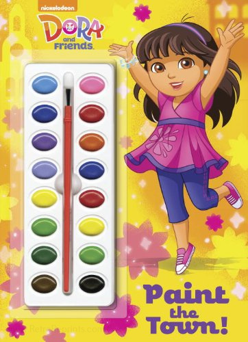 Dora and friends into the city paint the town coloring books at retro reprints