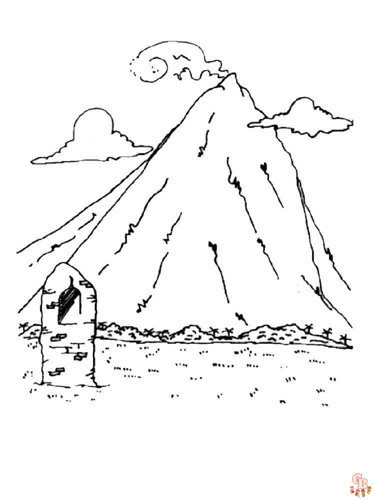 Desene de colorat de munèi pentru copii