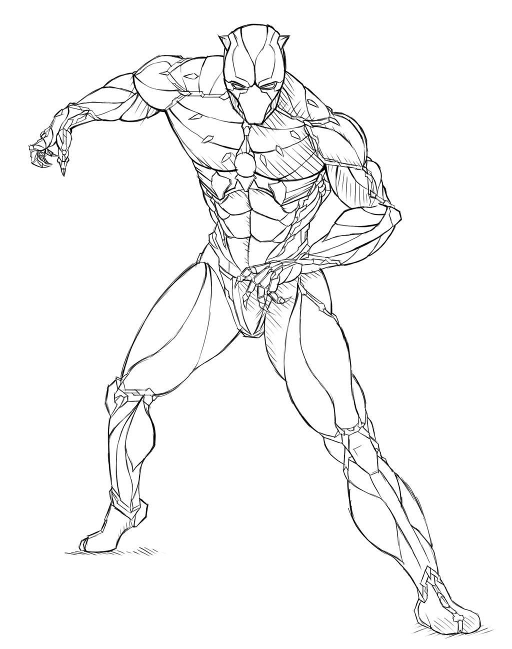 Old black panther concept artcostume design by laduski on
