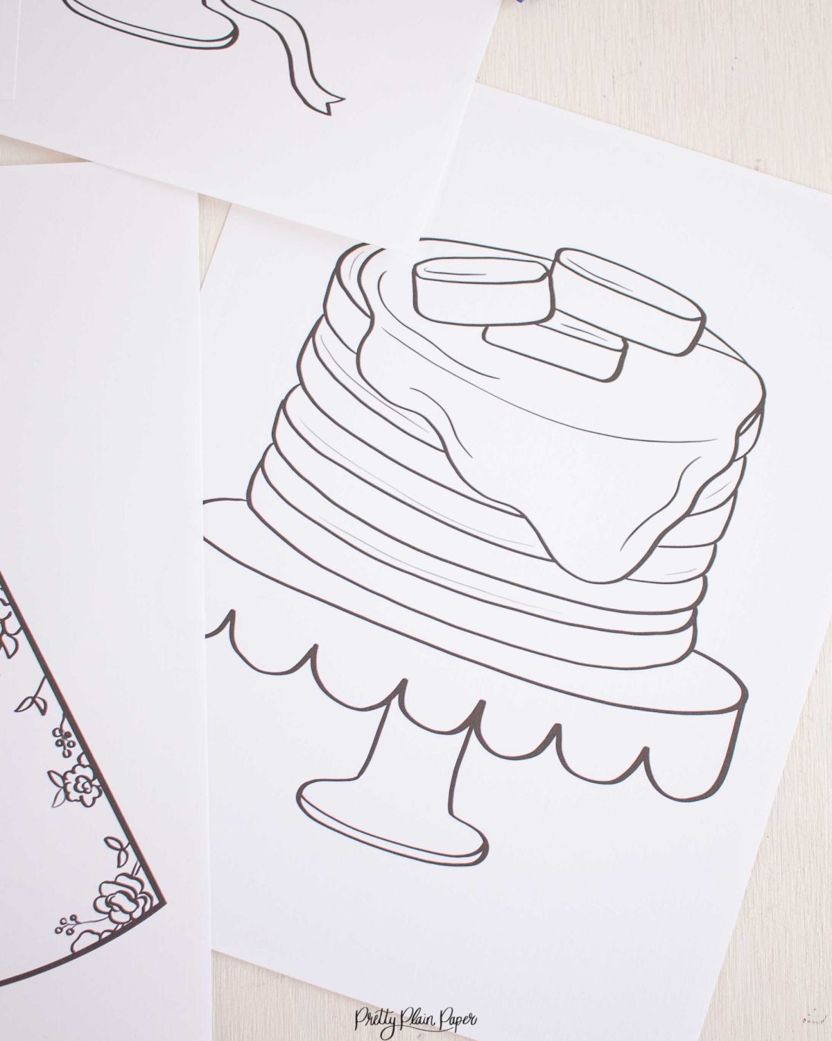 Pancakes pajamas coloring pages