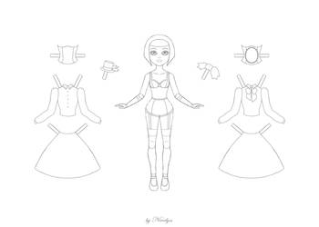 Dress up games and paper dolls on amazingfashion