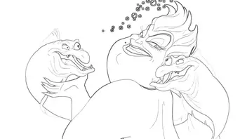 Fun disney ursula coloring pages