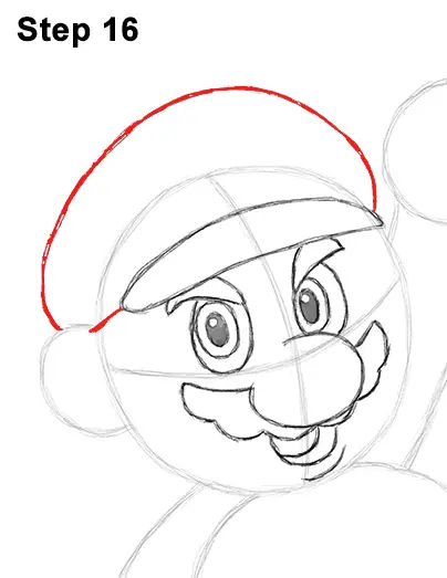 How to draw super mario full body