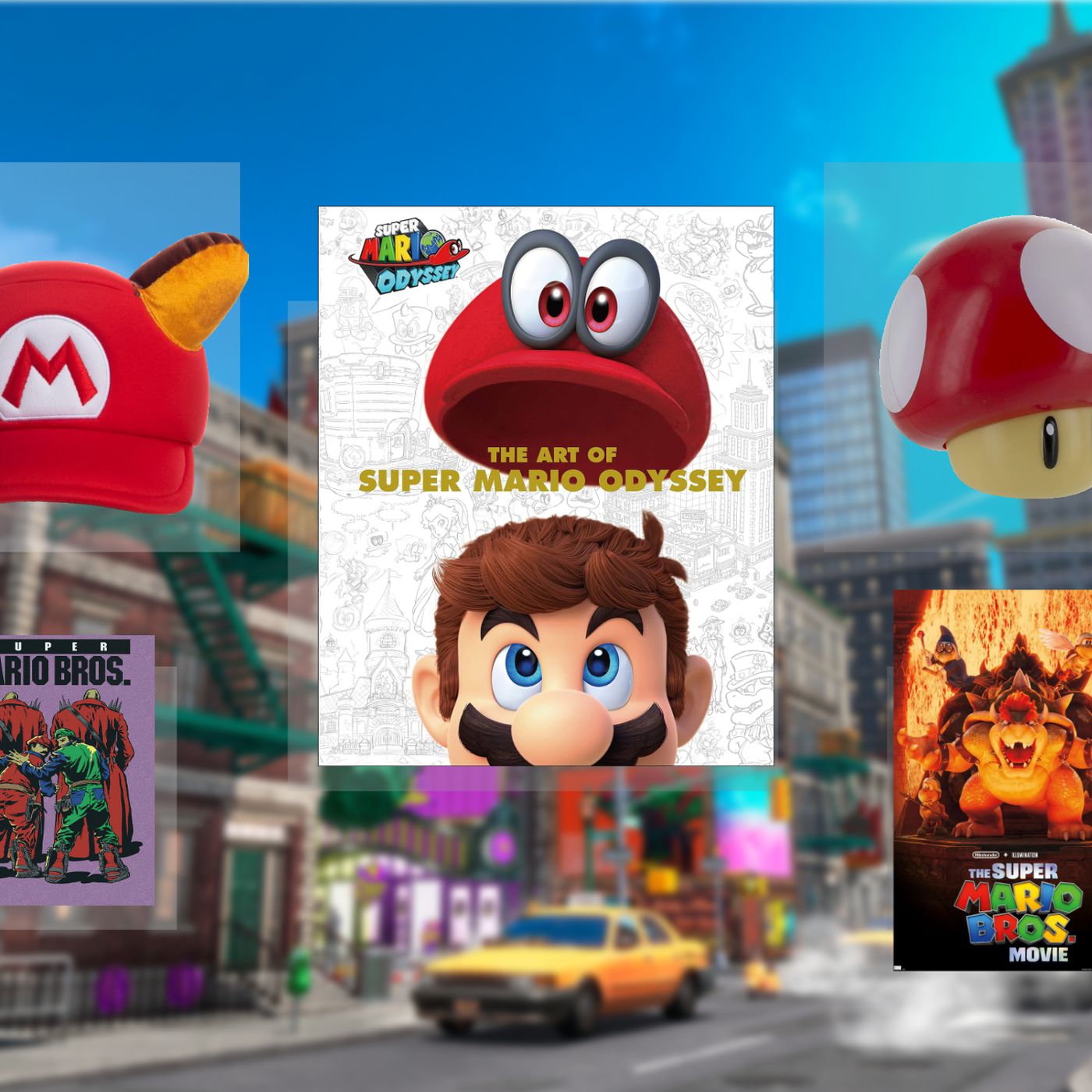 Mario gifts books decor movies and more for super mario fans