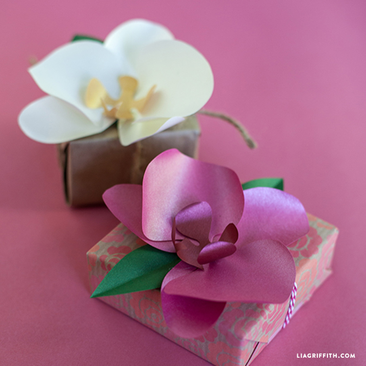Diy paper orchid