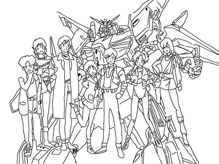 Mobile suit gundam zz op â ms paint screencaps