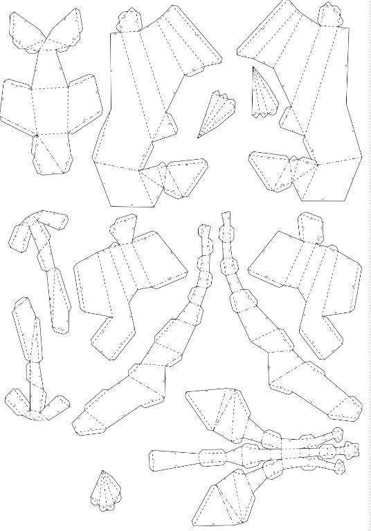 Hargapadu diy d papercraft low poly model kit nail polish hobbies toys stationery craft craft supplies tools on