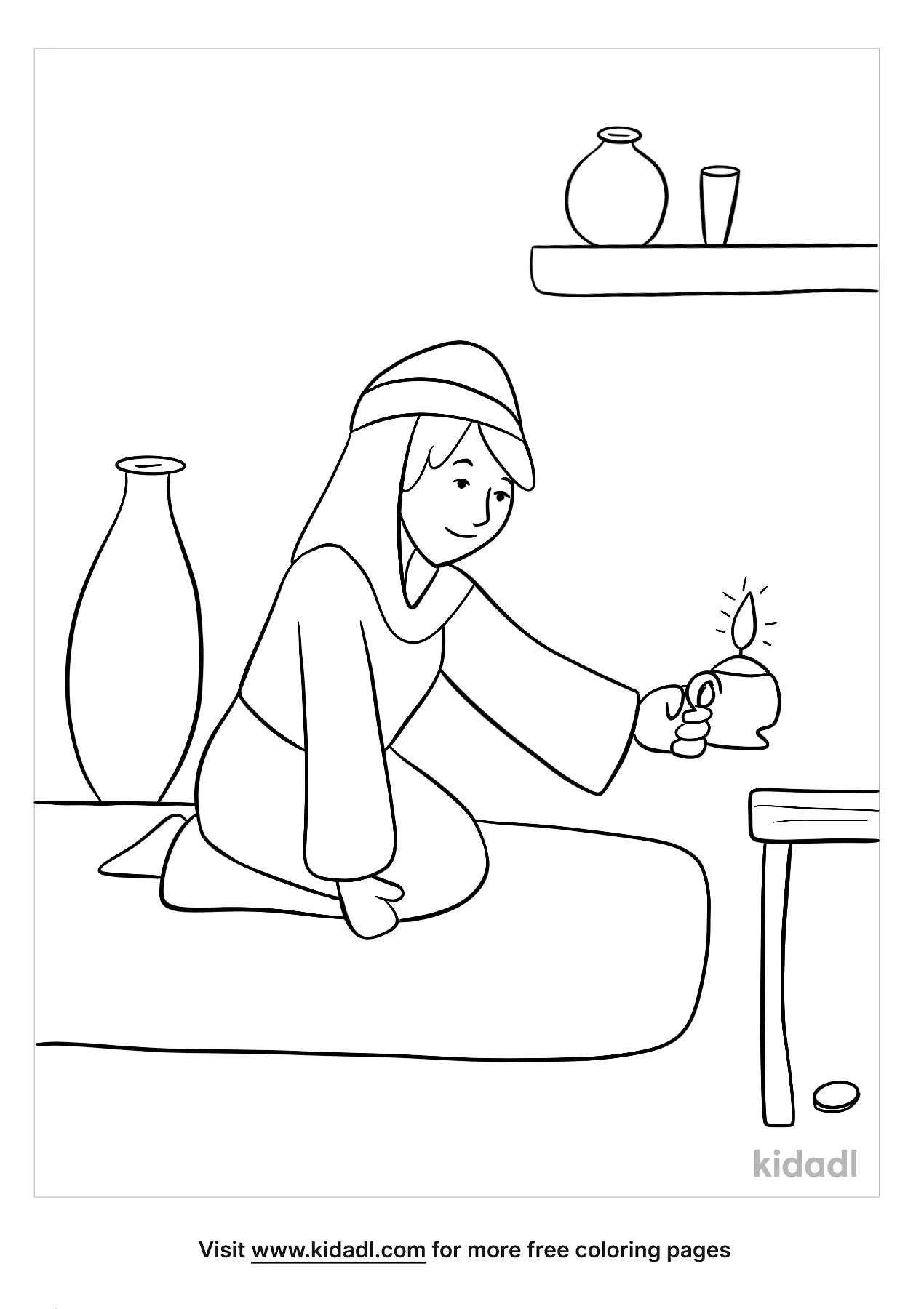 Free parable of the lost coin coloring page coloring page printables
