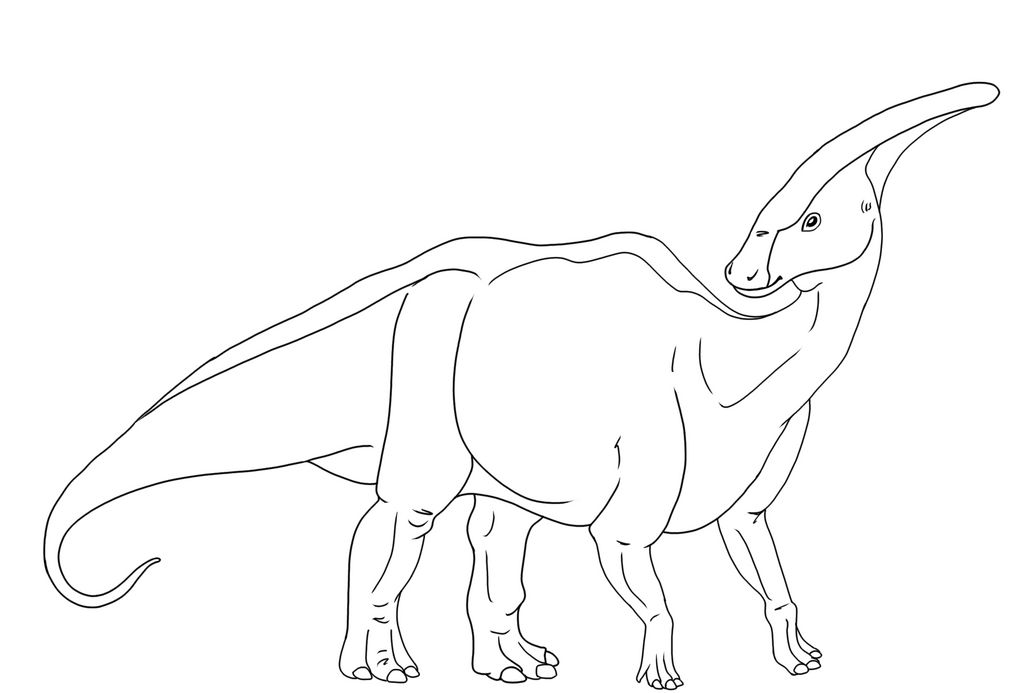 Parasaurolophus dinosaur switch meme lineart by pelycosaur on