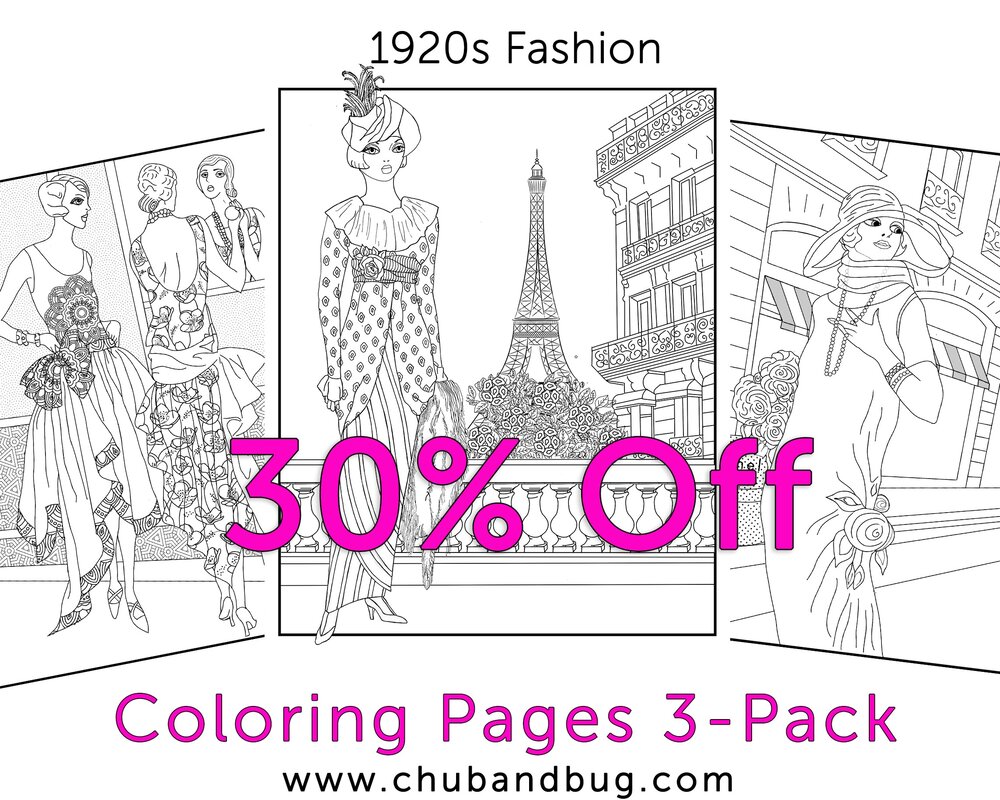 Paris coloring pages
